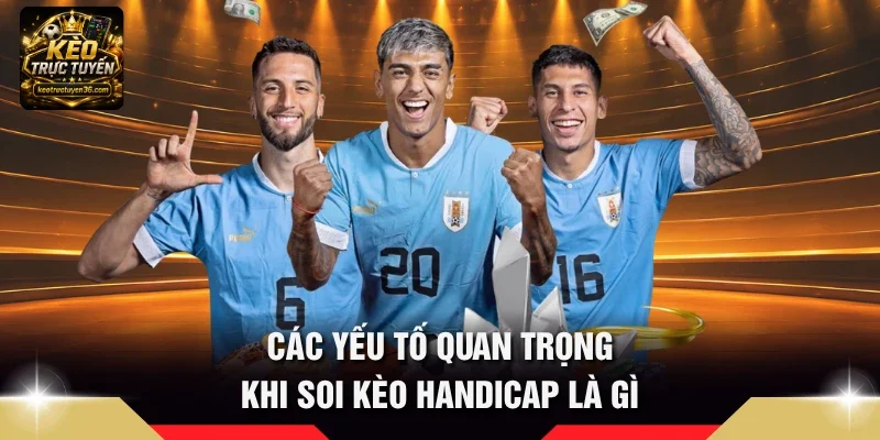 Các yếu tố quan trọng khi soi kèo handicap là gì