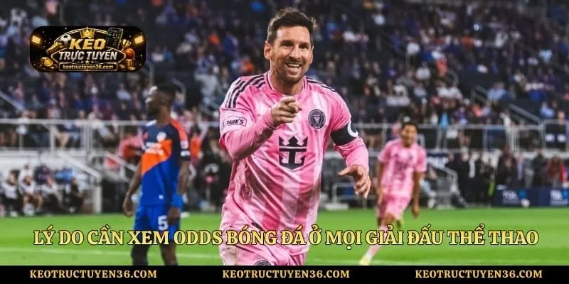 Lý do cần xem odds bóng đá ở mọi giải đấu thể thao