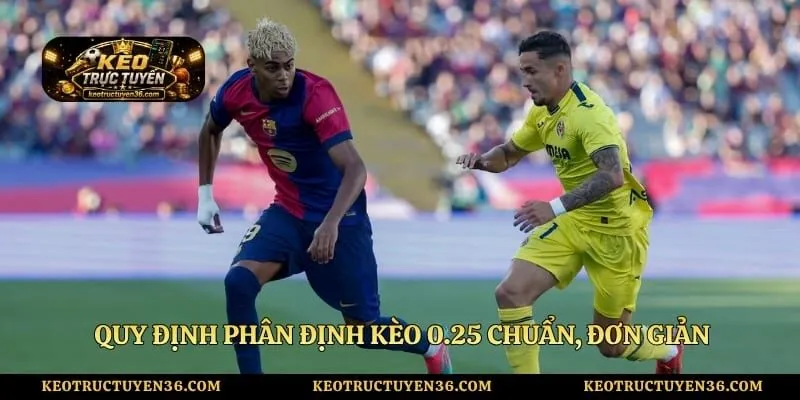 Kèo Chấp 0.25 Là Gì Và Mẹo Xác Định Tiền Cược Hiệu Quả 3 Quy định phân định kèo 0.25 chuẩn, đơn giản